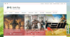 Desktop Screenshot of geekplay.fr