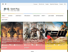 Tablet Screenshot of geekplay.fr